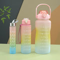 KIT 3 GARRAFAS Squeeze 2Litros 900ml 300ml - Compre 1 Leve 3