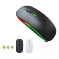 Mouse Sem Fio com LED Retroiluminado