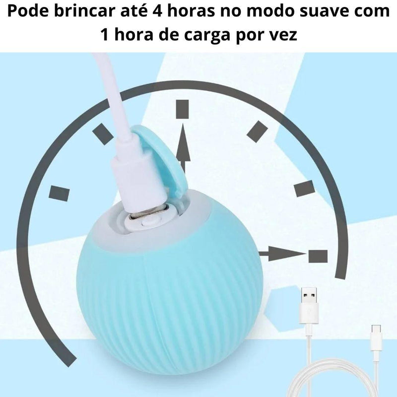 Bolinha Eletrônica Antistress para Pets