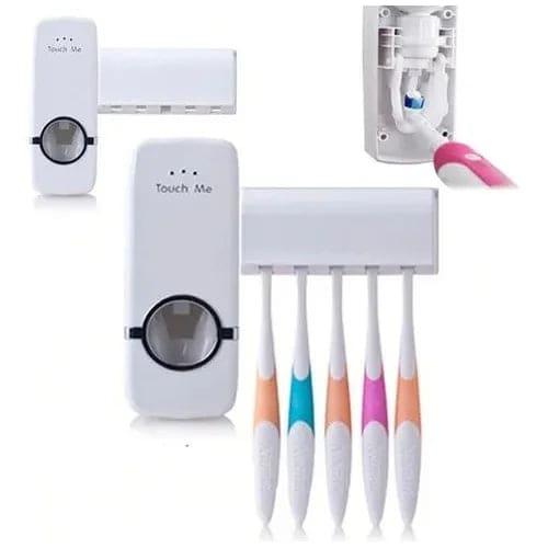 Dispenser Automático de Creme Dental + Suporte para 5 escovas